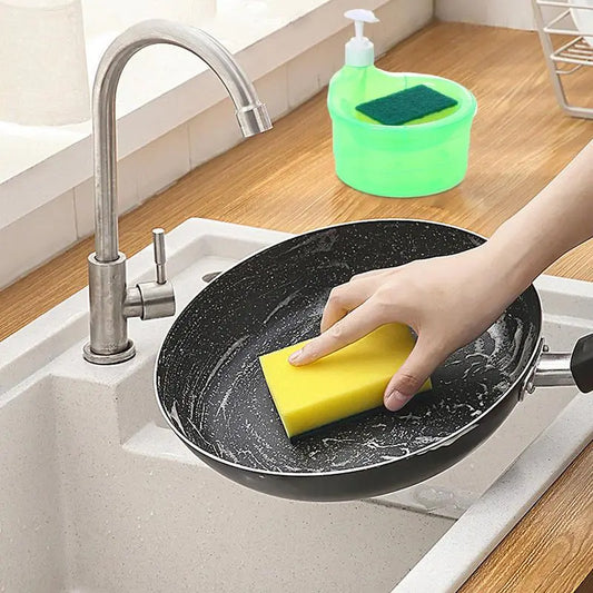 Dish Soap Dispenser with Sponge Holder